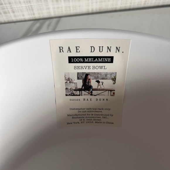 Rae Dunn Serving Bowl "Happy Harvest" Melamine Bundle of 2 Bowls New Large! BxQQ - Picture 5 of 5